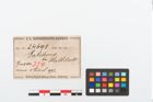 Etikett zu Bronzebrillenfibel (NHMW-PRAE-024698)